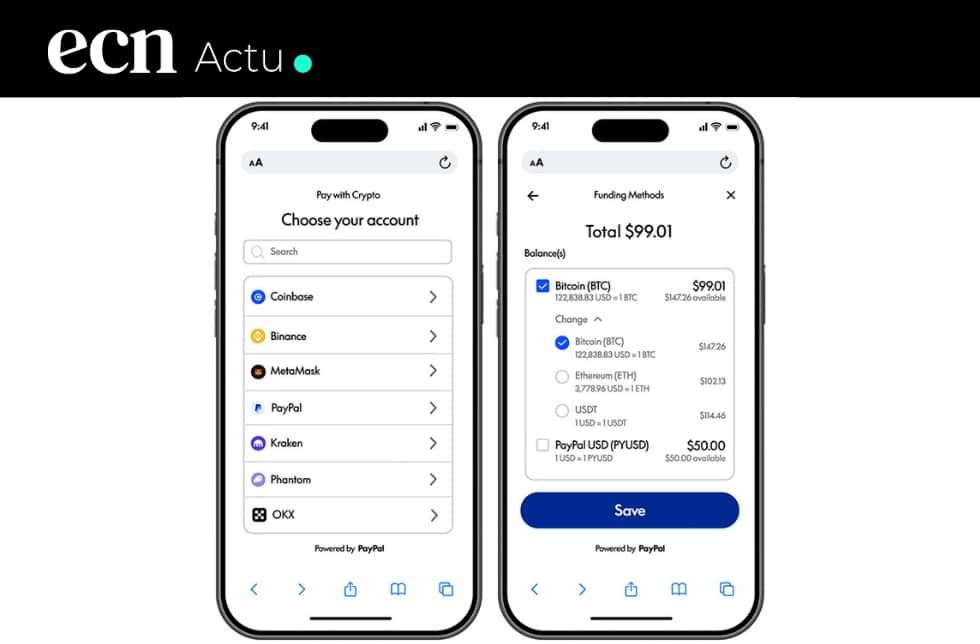 PayPal mise sur les cryptomonnaies et lance “Pay with Crypto” aux États-Unis PayPal mise sur les cryptomonnaies et lance “Pay with Crypto” aux États-Unis