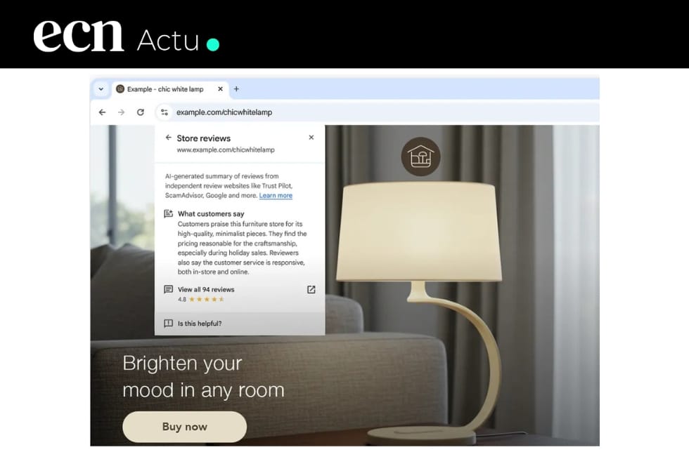 Google Chrome introduit "Store Reviews" : une nouvelle fonctionnalité pour évaluer la fiabilité des boutiques en ligne
