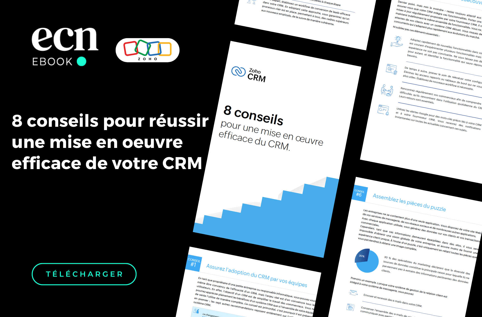8 conseils pour une mise en oeuvre efficace de votre CRM ebook zoho crm