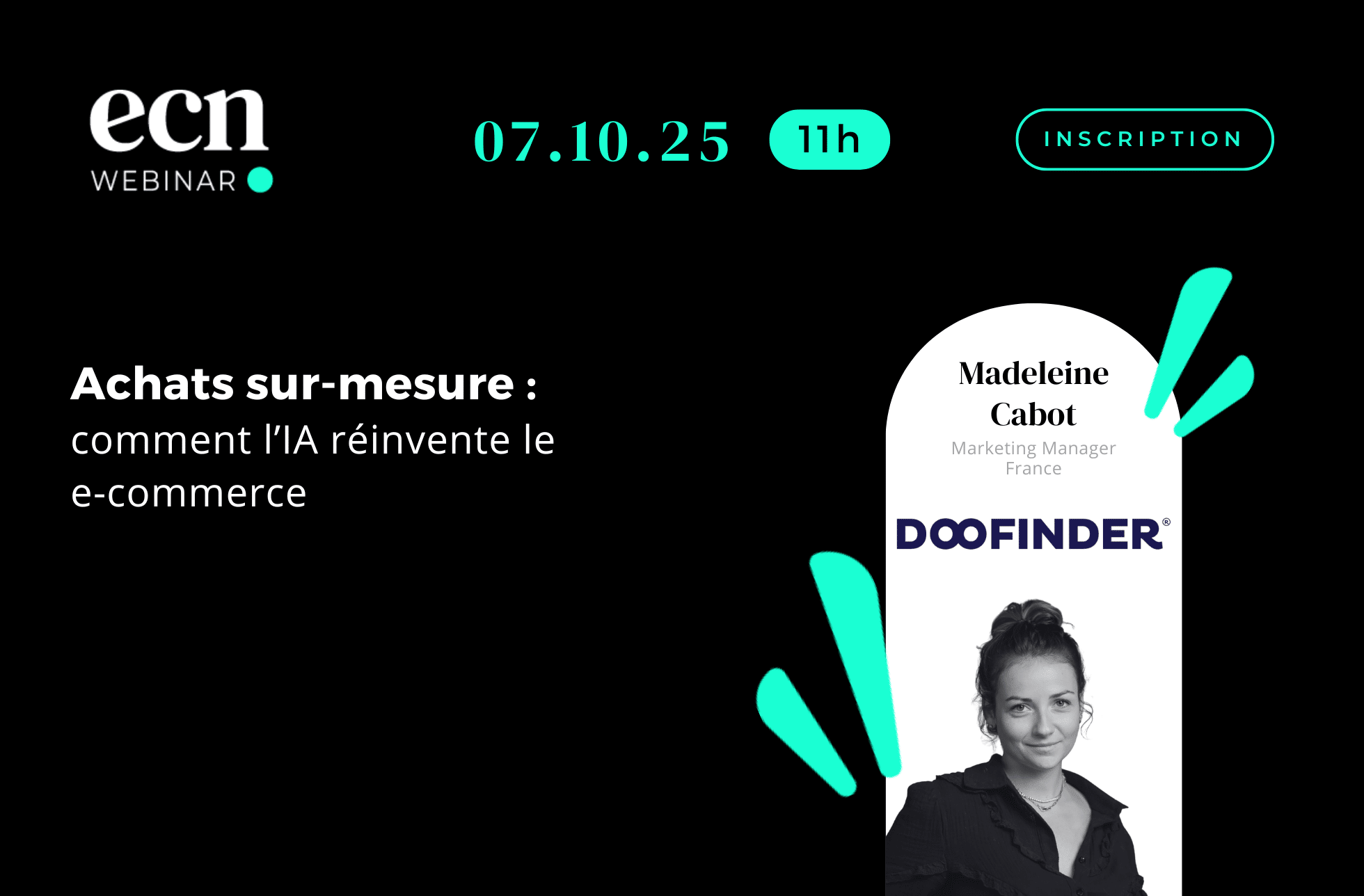 Achats sur-mesure : comment l’IA réinvente le e-commerce ? header webinar doofinder ia