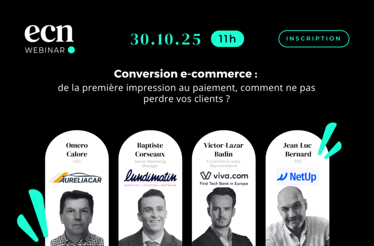 Conversion e-commerce : de la première impression au paiement, comment ne pas perdre vos clients ? header webinar lundi matin