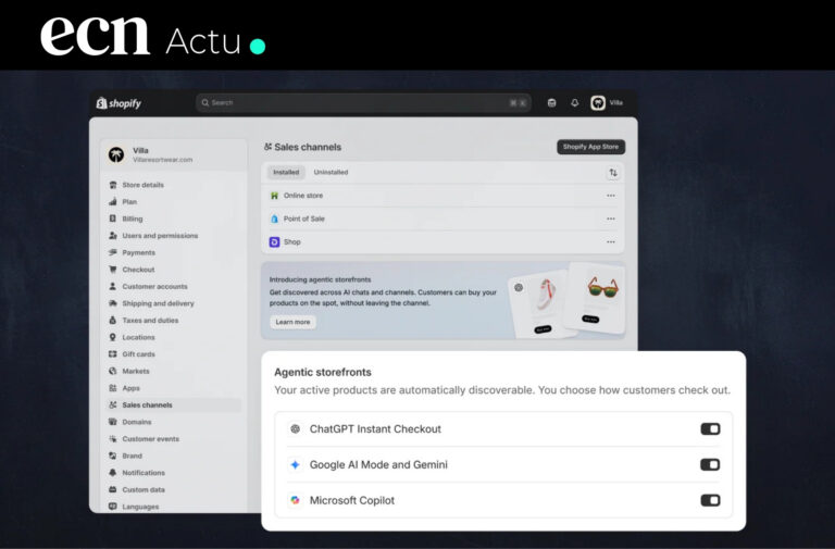Google, Microsoft, OpenAI Shopify s'impose au cœur de la bataille du Commerce Agentique