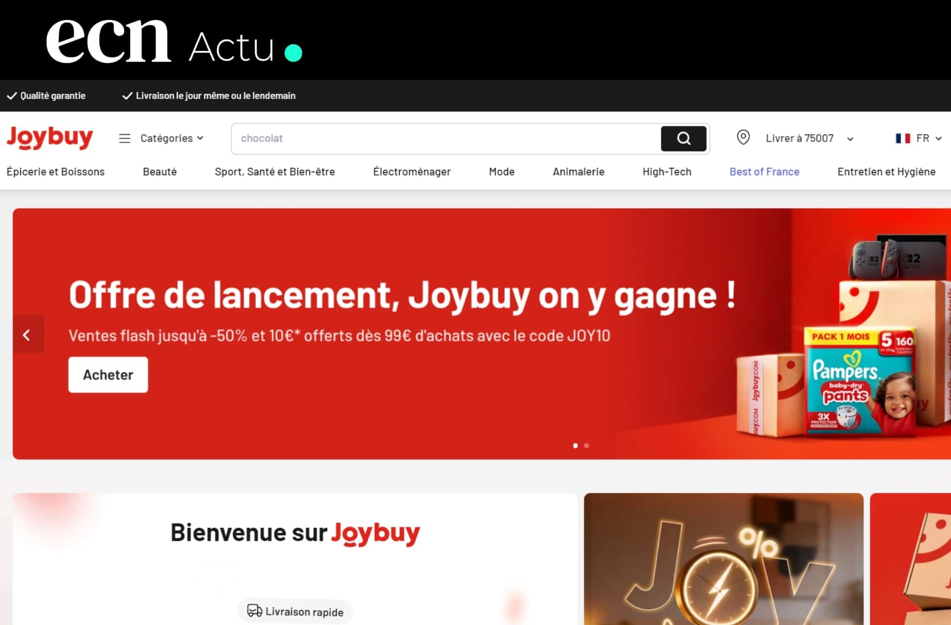 Joybuy arrive en France : comment l'Amazon chinois veut imposer la livraison le jour même (et bousculer Fnac Darty)