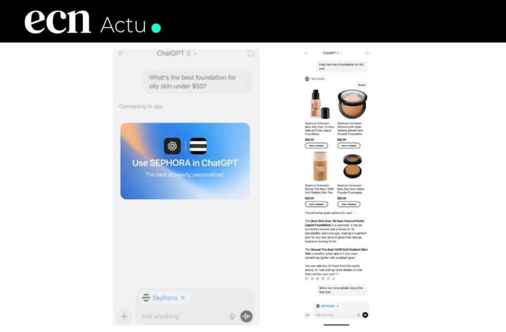 Sephora intègre ChatGPT : comment la marque se transforme elle-même en "agent conversationnel"