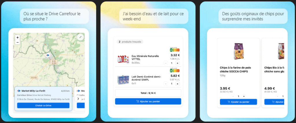 carrefour application chatgpt exemple