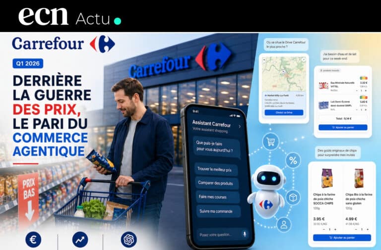 Carrefour Q1 2026 : derrière la guerre des prix, le pari du commerce agentique