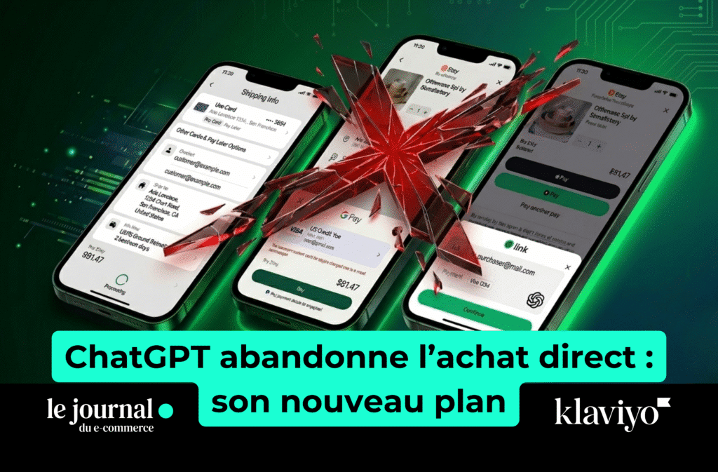chatgpt abandonne l'achat direct et devient comparateur shopping