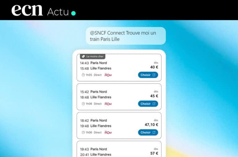 SNCF Connect sur ChatGPT : la recherche de trajets devient conversationnelle