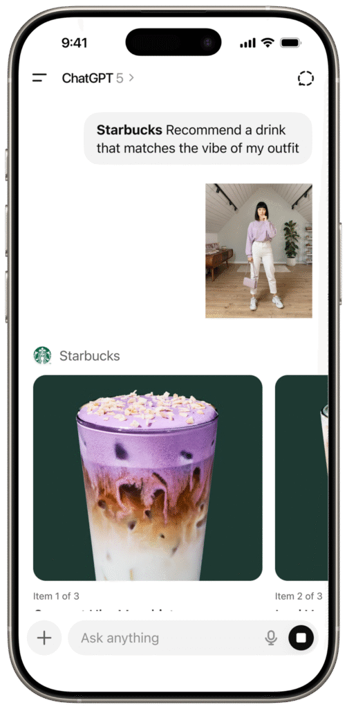 exemple Starbucks-App-dans-ChatGPT