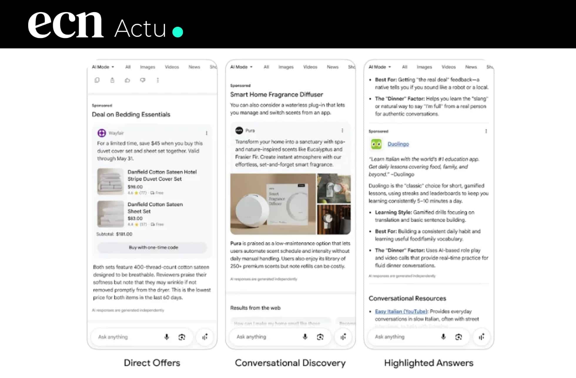 Google Ads in AI Mode : quand Gemini fusionne réponse IA et publicité