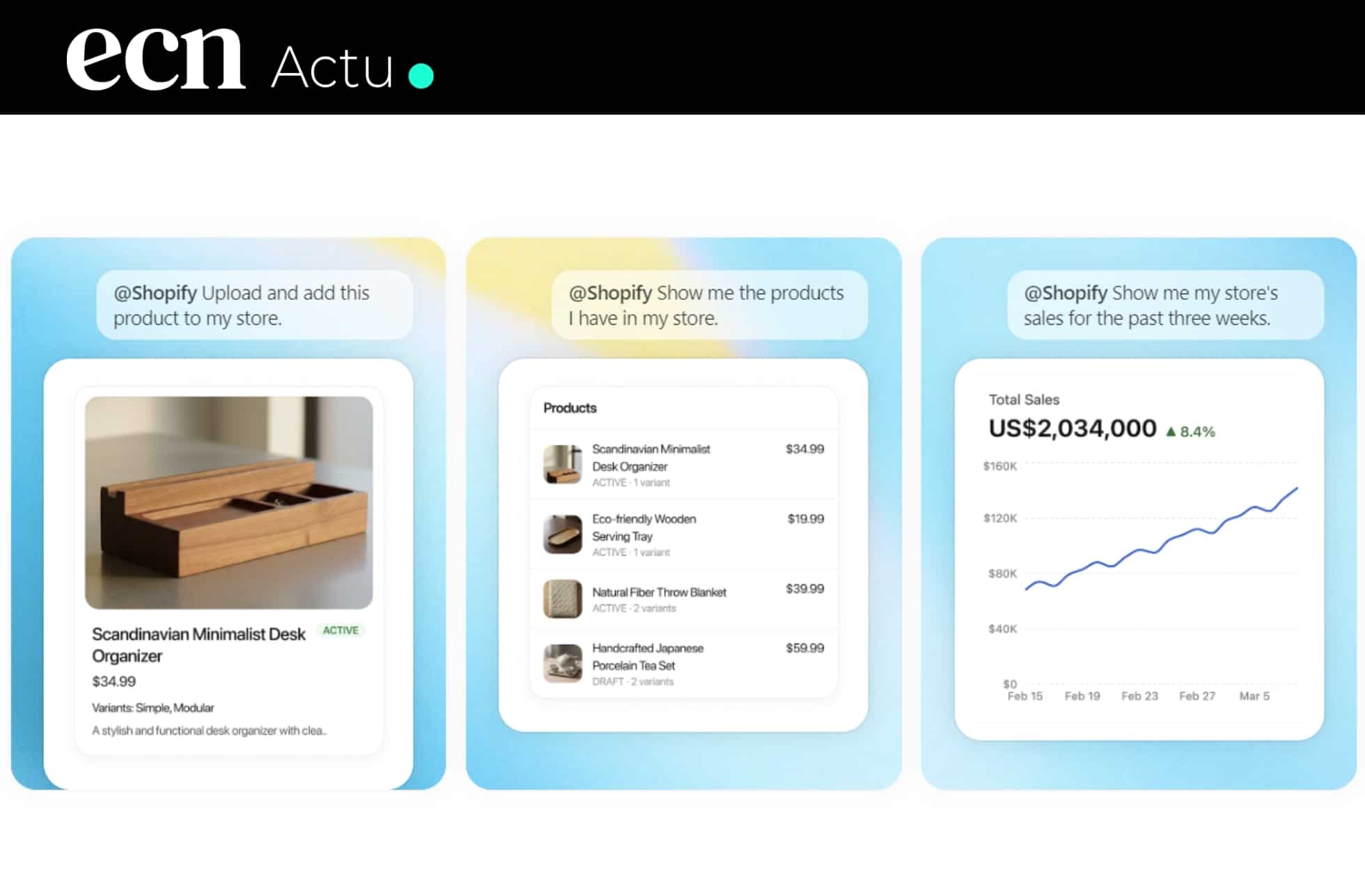 Shopify permet désormais de piloter sa boutique depuis ChatGPT ou Claude
