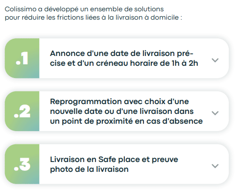 Colissimo - solutions pour r&eacute;duire les frictions li&eacute;es &agrave; la livraison &agrave; domicile - &eacute;tude social commerce