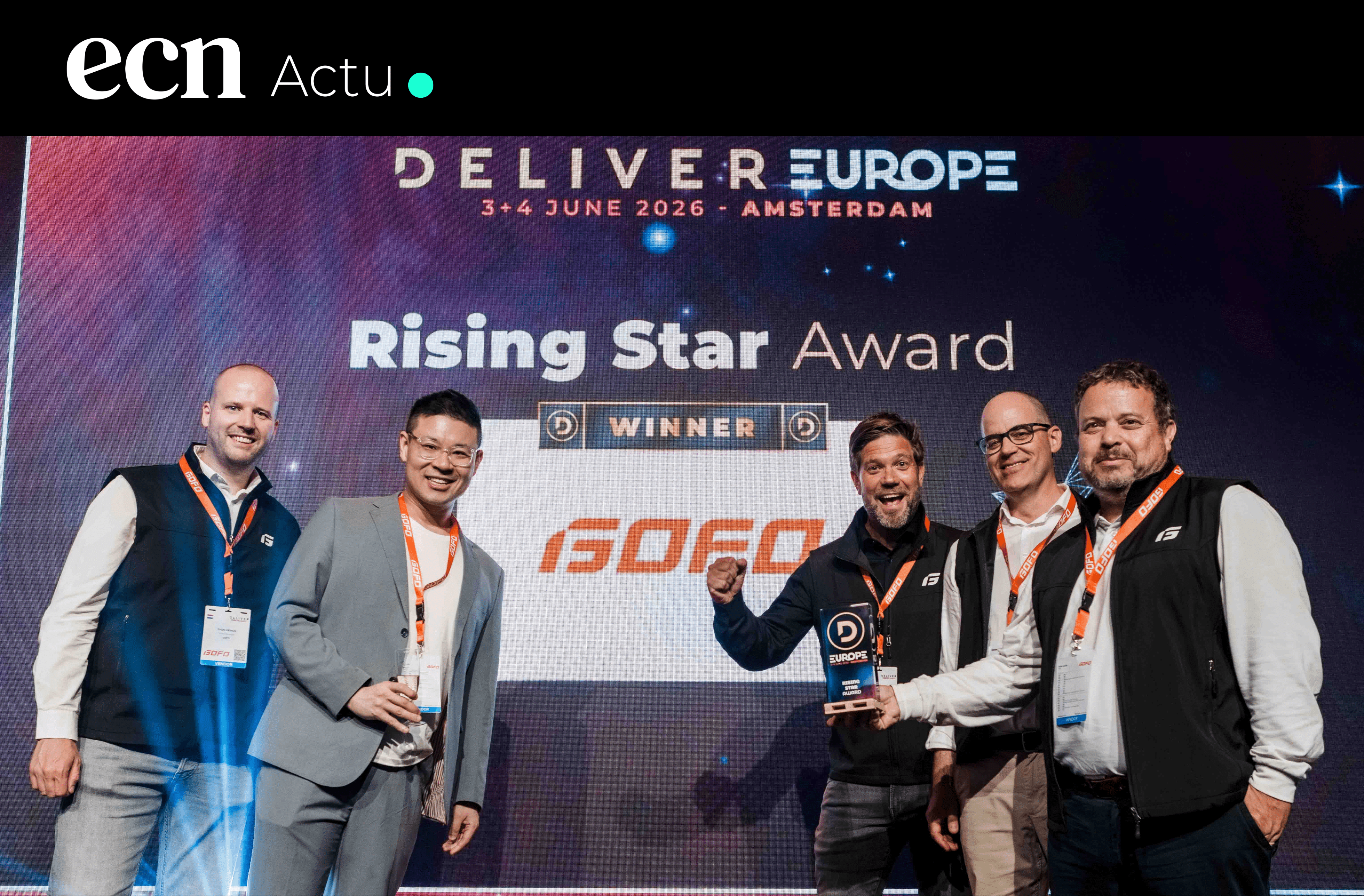 gofo récompense DELIVER Rising Star Award