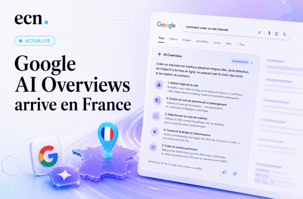 Google AI Overviews arrive en France