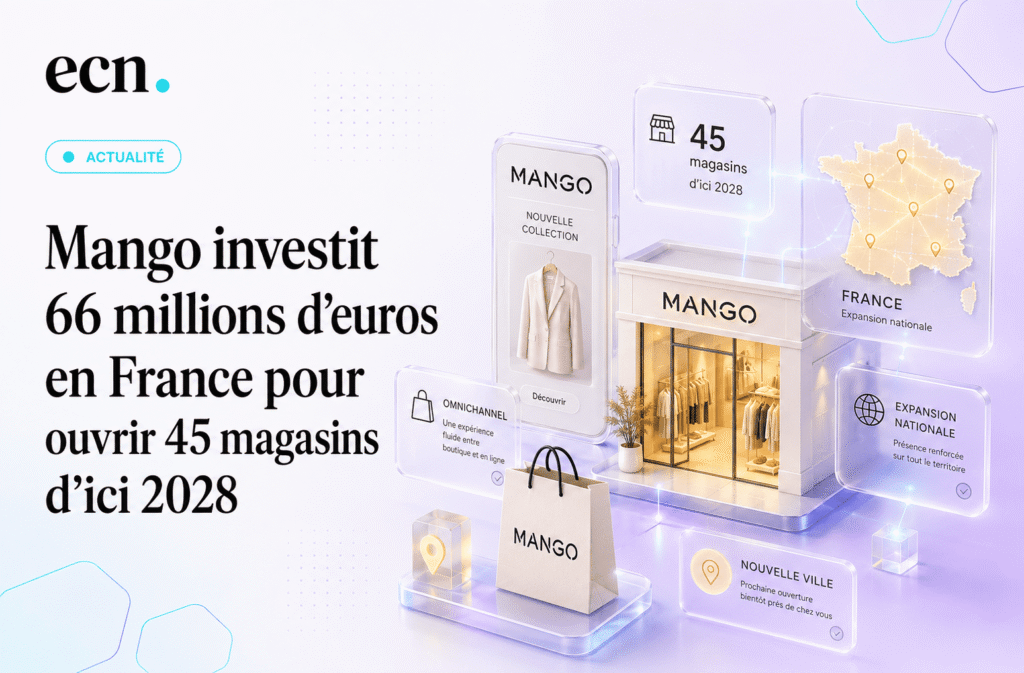 Mango investit 66 millions d’euros en France pour ouvrir 45 magasins d’ici 2028