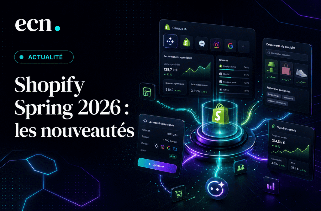 Shopify Spring 2026 : Catalog, UCP et Sidekick installent l’IA au cœur du commerce