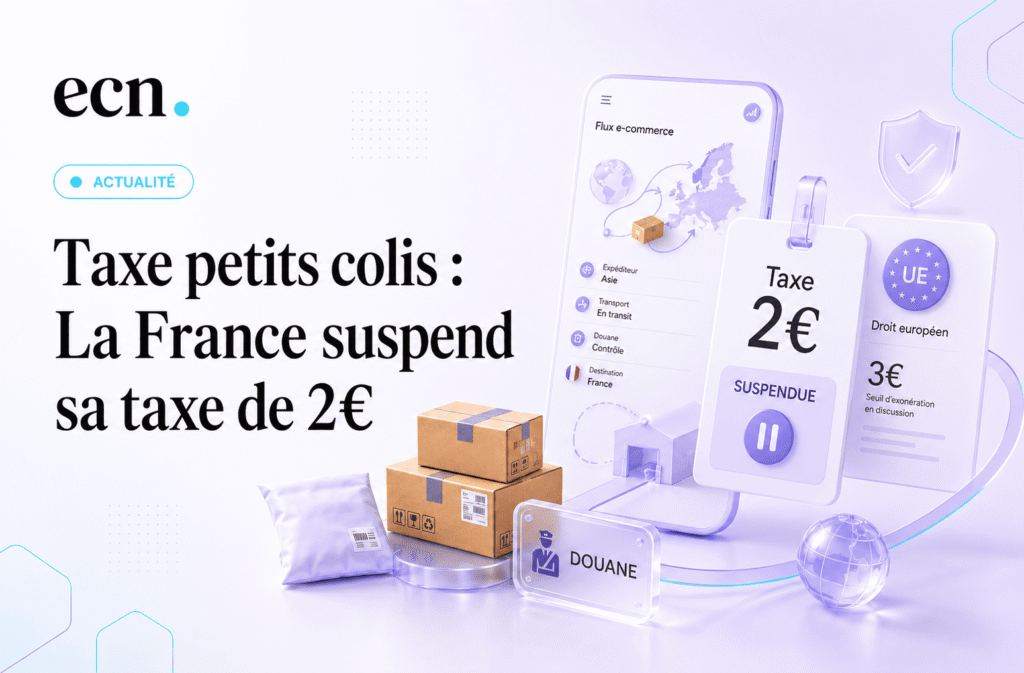Taxe petits colis a France suspend sa taxe de 2€