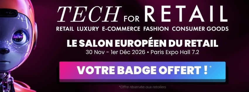 Tech for Retail 2026 : le salon européen du retail tech for retail logo 2026 badge offert