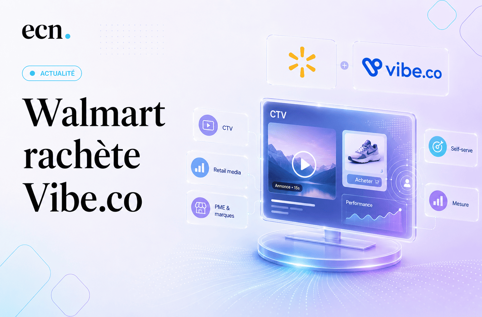 Walmart rachète Vibe.co, l’adtech fondée par deux Français, pour rendre la TV connectée plus accessible aux marques