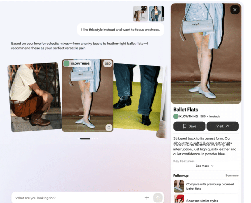 Pinterest lance Ask Pinterest pour tester le shopping personnalisé par IA exemple Ask Pinterest découverte assistée par IA _ Pinterest