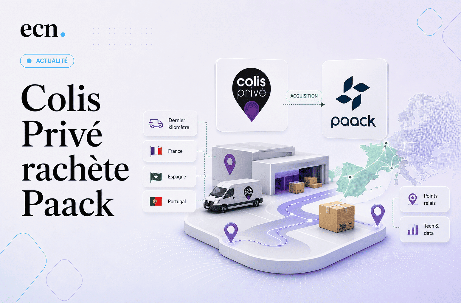Colis Privé rachète Paack pour s'imposer sur le dernier kilomètre européen