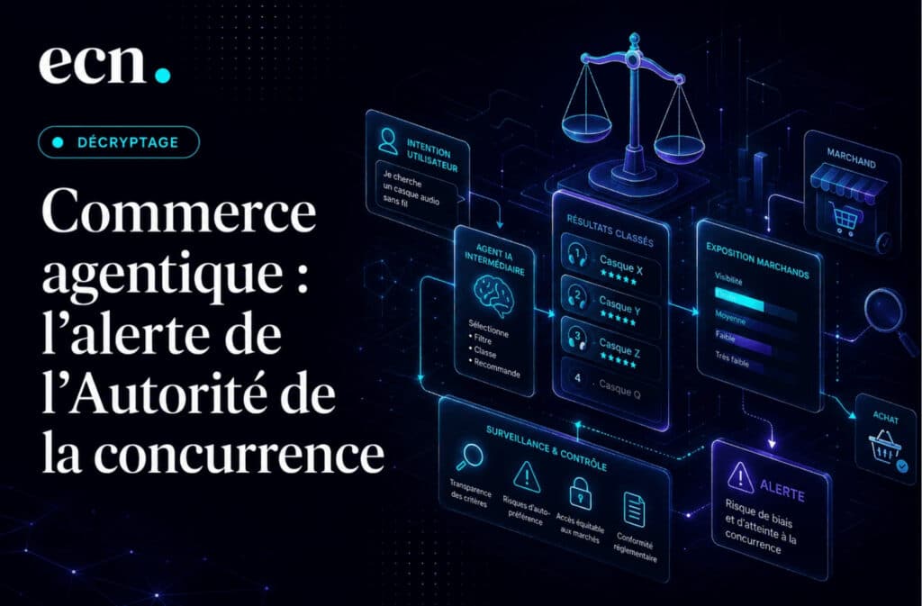 Commerce agentique l’Autorité de la concurrence alerte les e-commerçants sur les agents IA