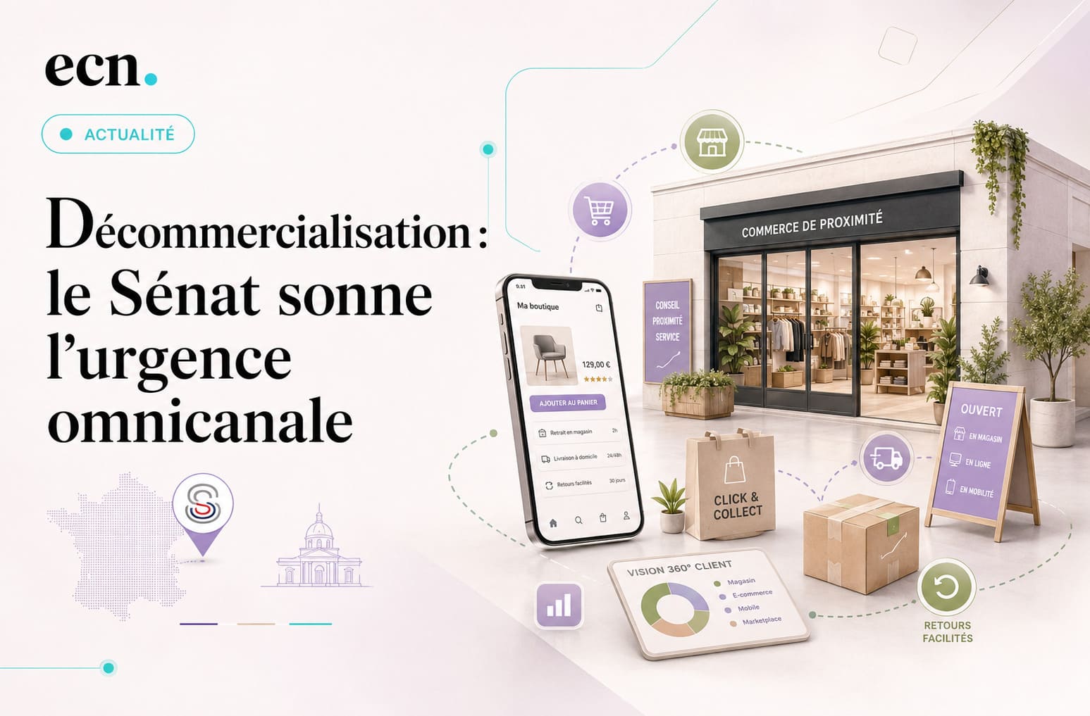 Décommercialisation : pourquoi le rapport du Sénat pousse les retailers vers l’omnicanal