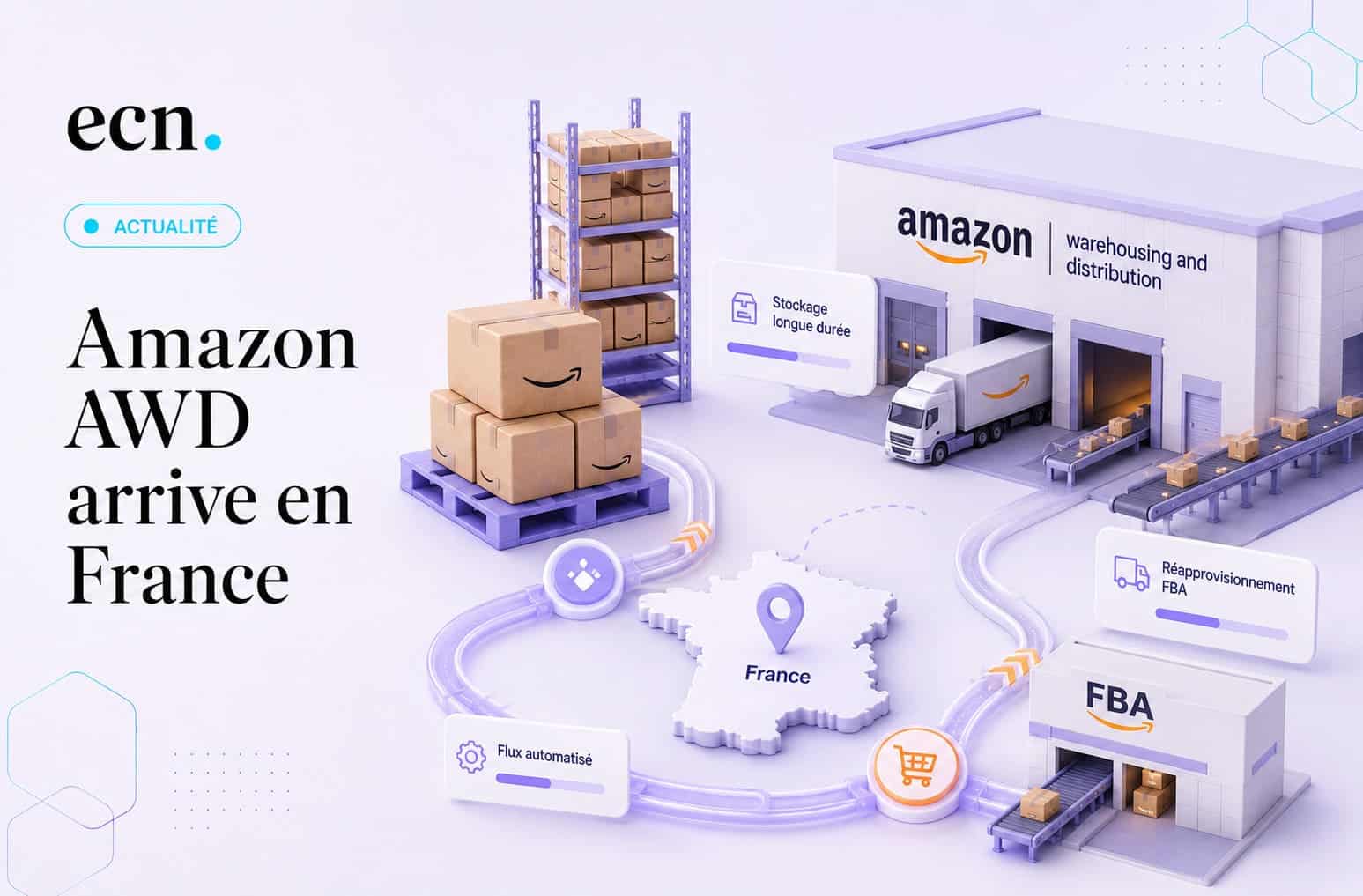 Amazon AWD arrive en France : le stockage longue durée va changer la gestion des stocks FBA