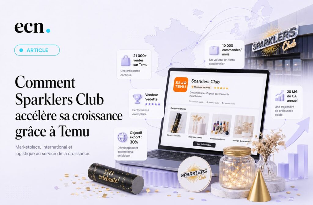 Comment Sparklers Club accélère sa croissance grâce à Temu
