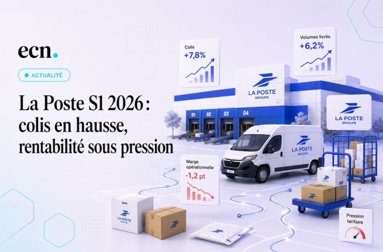 La Poste S1 2026 : les colis progressent, la rentabilité logistique sous haute pression