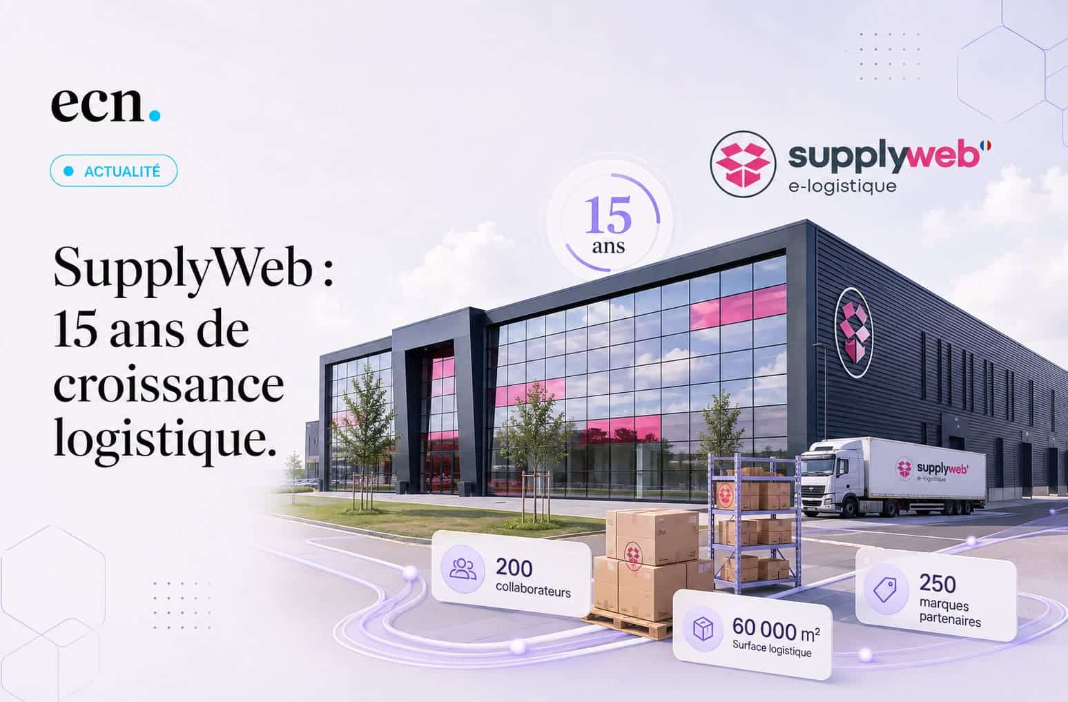 SupplyWeb : 15 ans de croissance, 60 000 m² d’entrepôts et de nouveaux recrutements