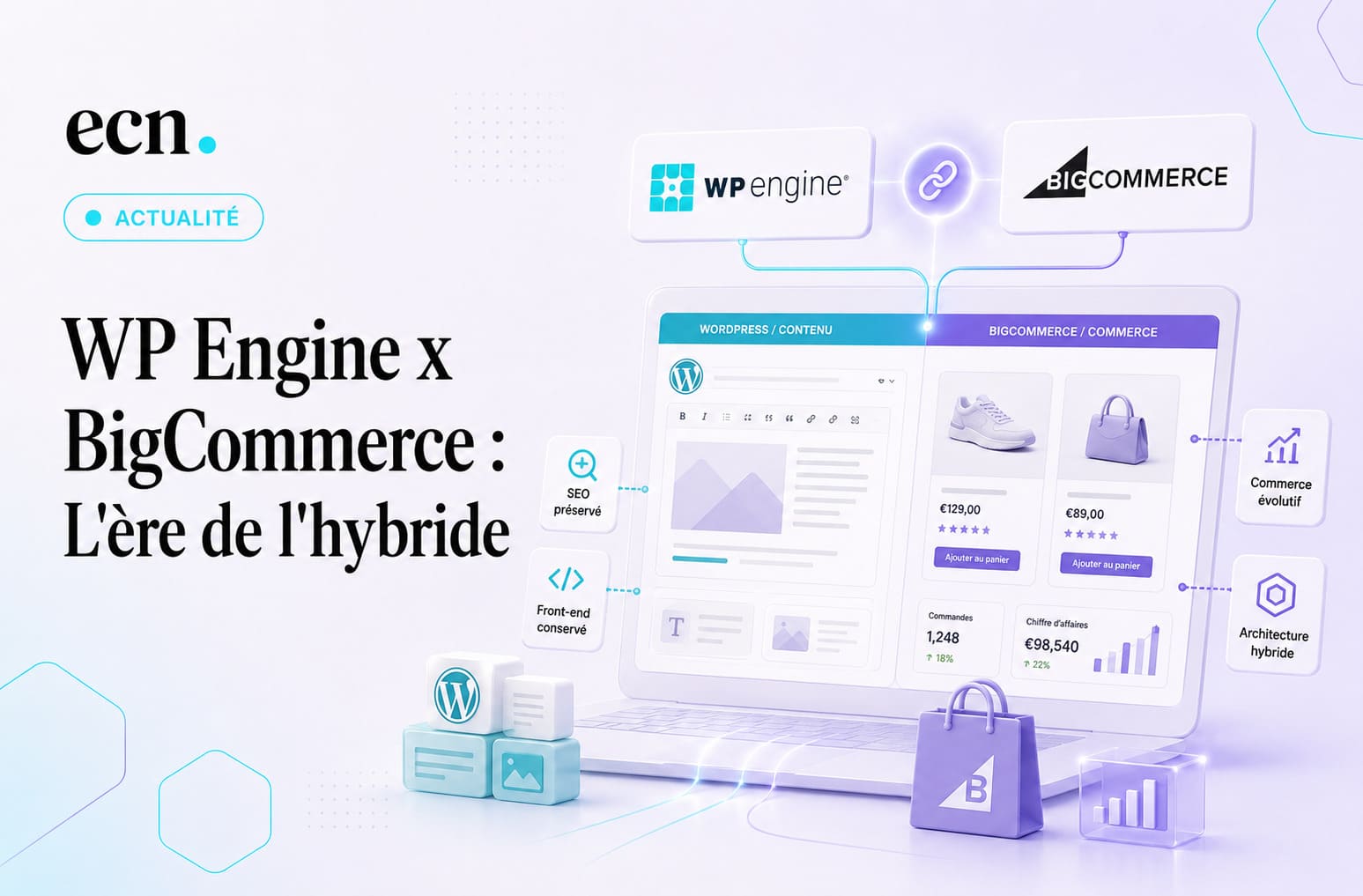 WP Engine x BigCommerce pourquoi les CMS e-commerce basculent dans l’hybride