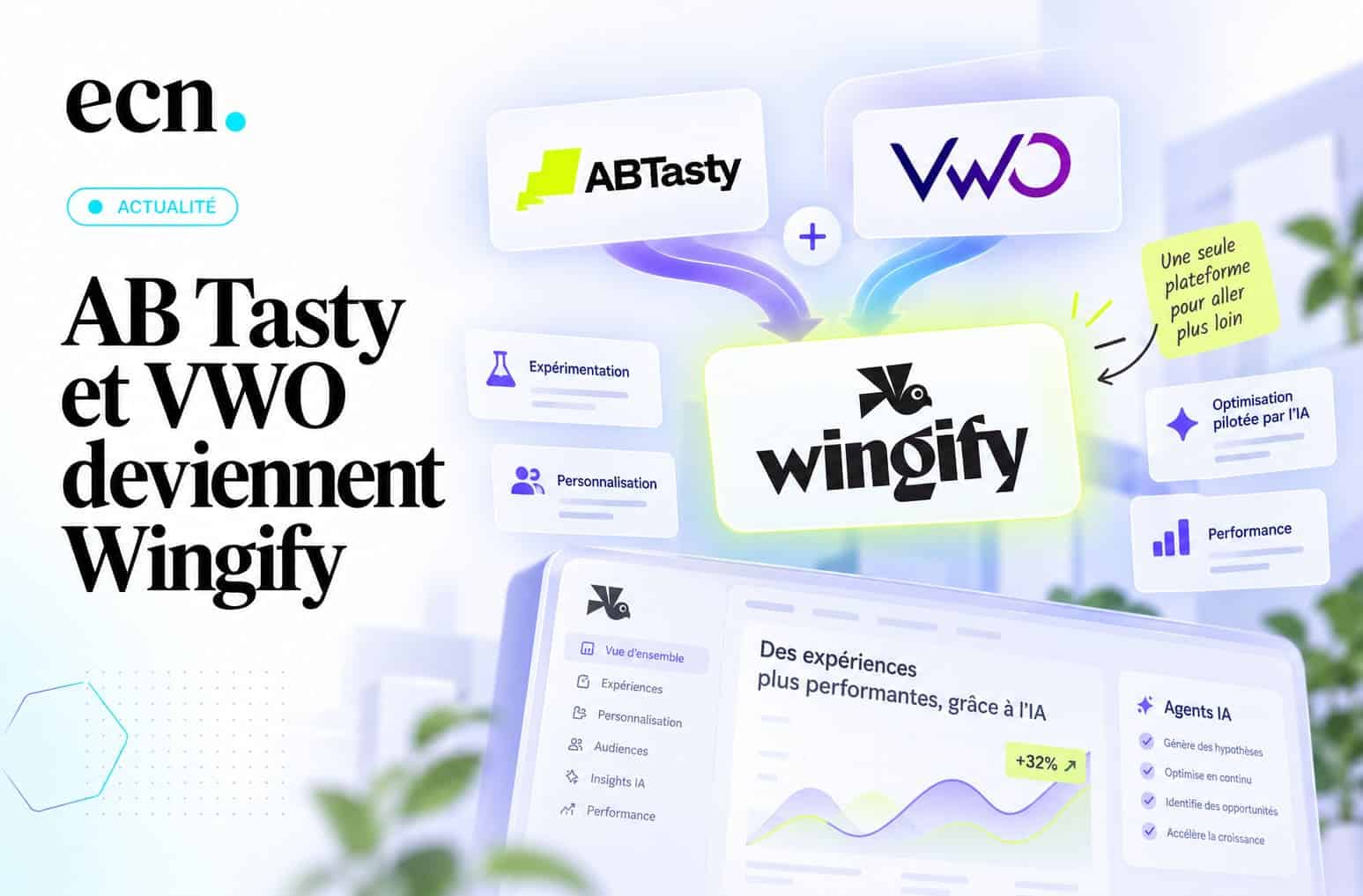 AB Tasty et VWO deviennent Wingify et réunissent expérimentation, personnalisation et agents IA