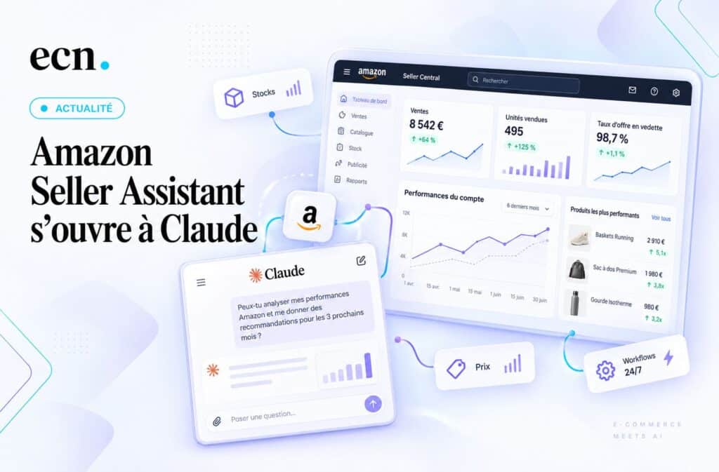 Amazon Seller Assistant l’IA Claude gère désormais vos prix et stocks