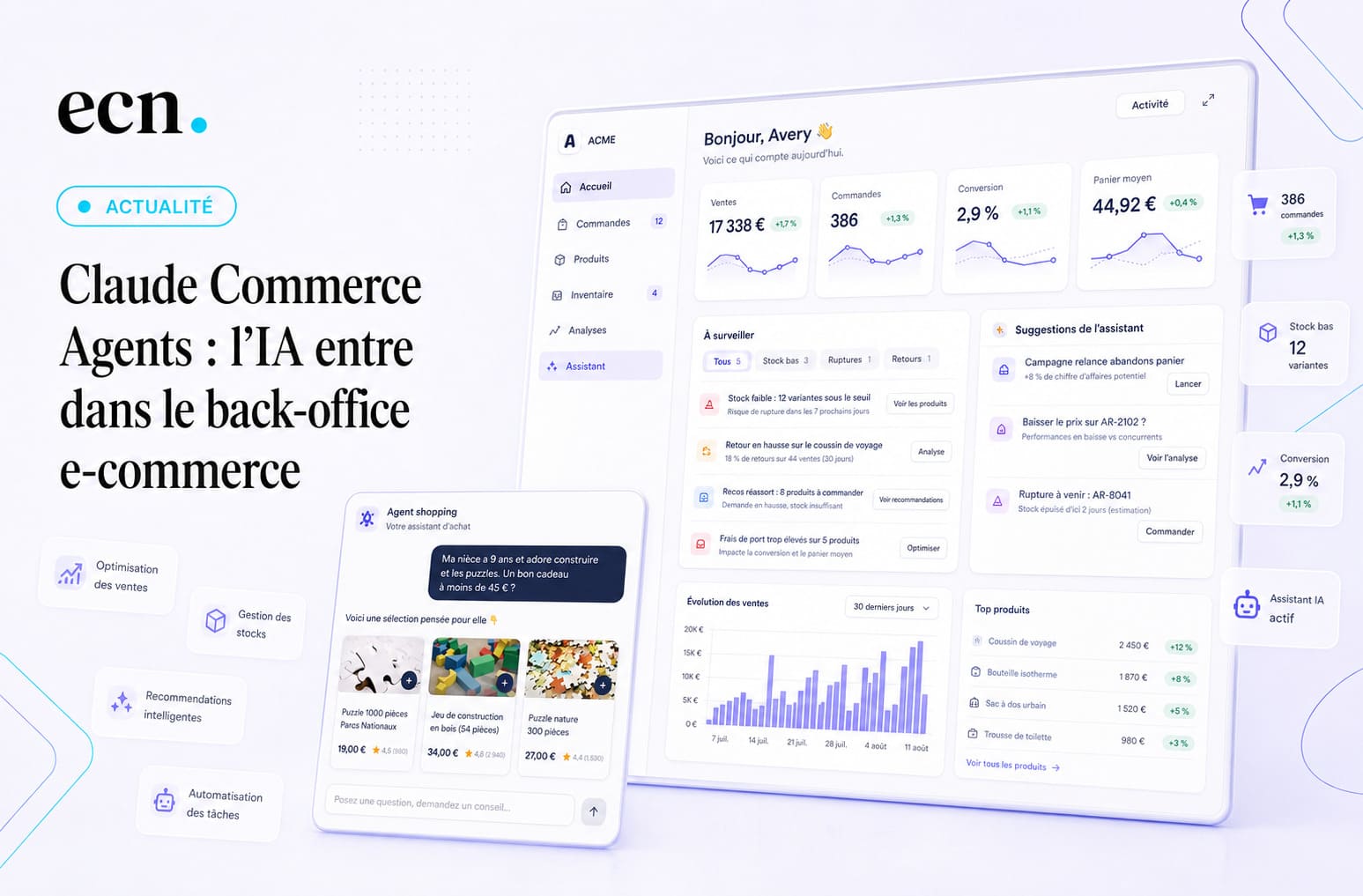 Claude Commerce Agents : Anthropic publie l’architecture utilisée pour créer des agents e-commerce