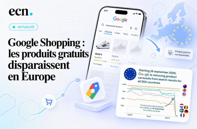 Google Shopping : les produits gratuits disparaissent presque totalement des résultats en Europe