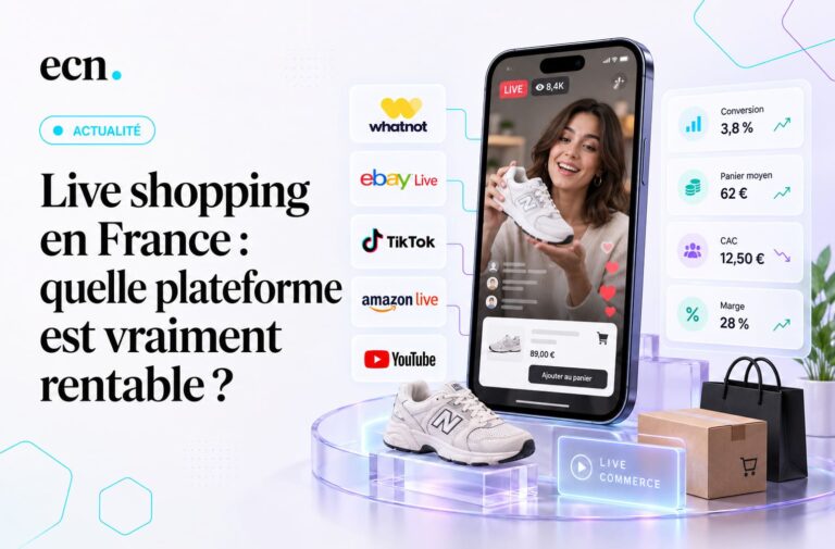 Live shopping en France en 2026 Whatnot, TikTok Shop, eBay, Amazon et YouTube, quel modèle est vraiment rentable