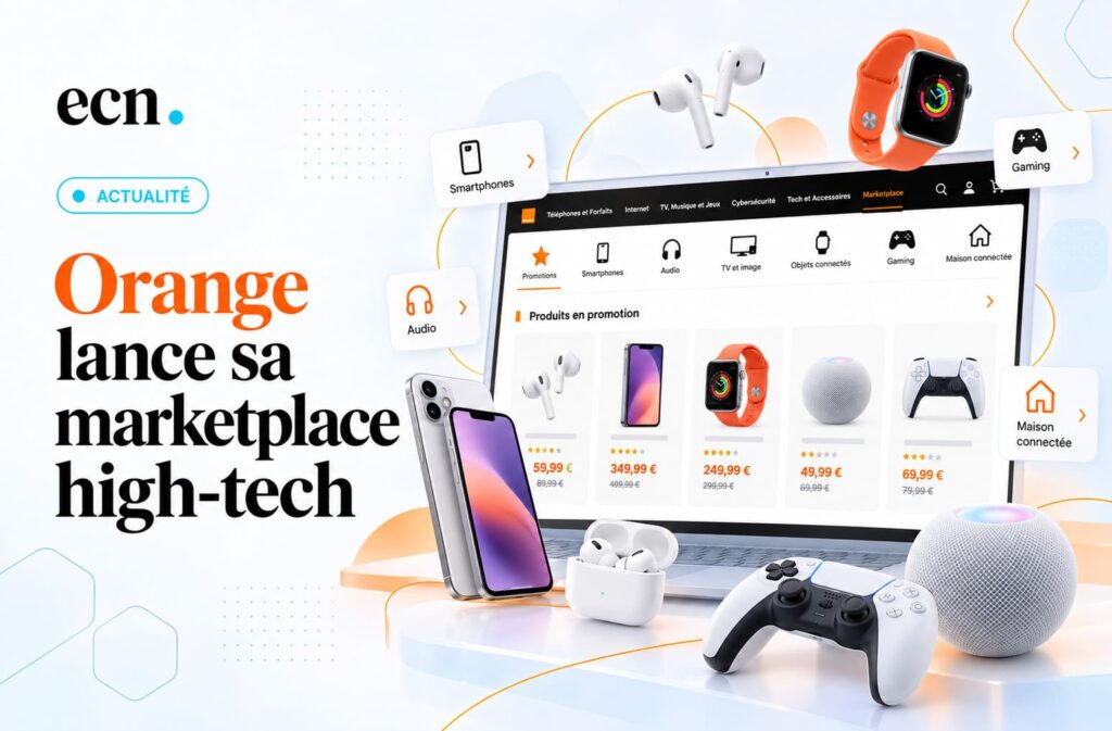 Marketplace Orange l’opérateur se lance dans l’e-commerce high-tech avec 40 000 références