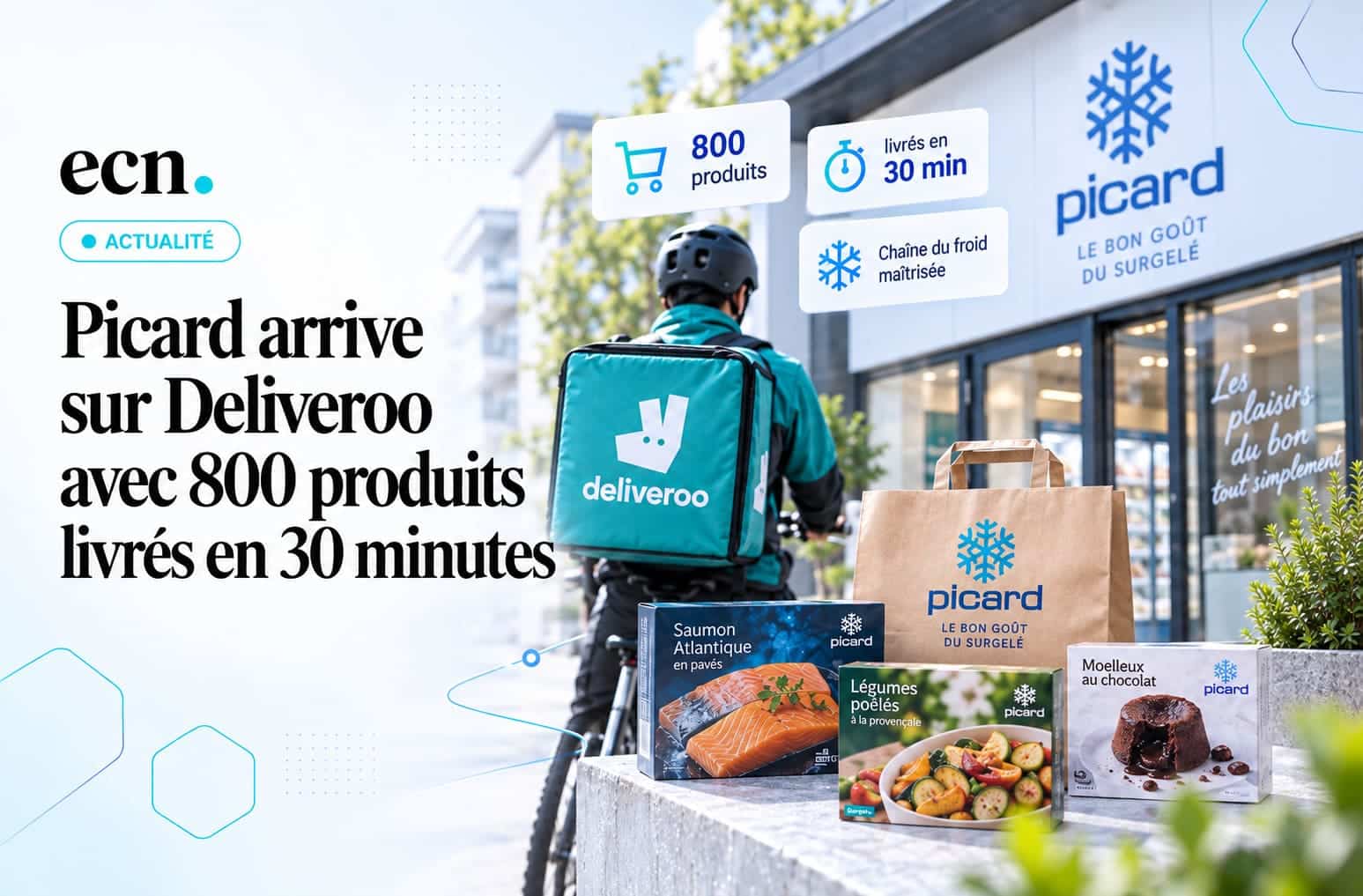 Picard arrive sur Deliveroo avec près de 800 produits livrés en 30 minutes