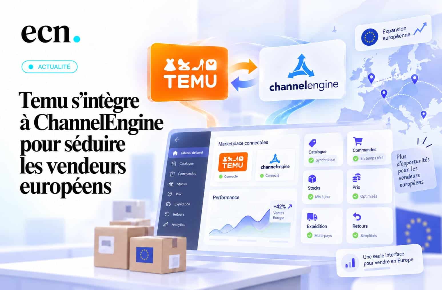 Temu s’intègre à ChannelEngine pour accélérer l’arrivée des vendeurs européens