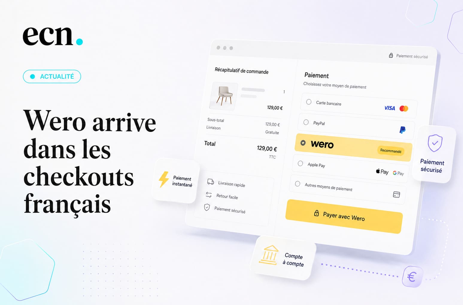 Wero arrive sur le e-commerce français Decathlon, Lidl, Leclerc et Veepee suivront cet automne