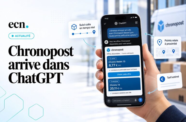 Chronopost dans ChatGPT : suivi de colis, points de retrait et tarifs