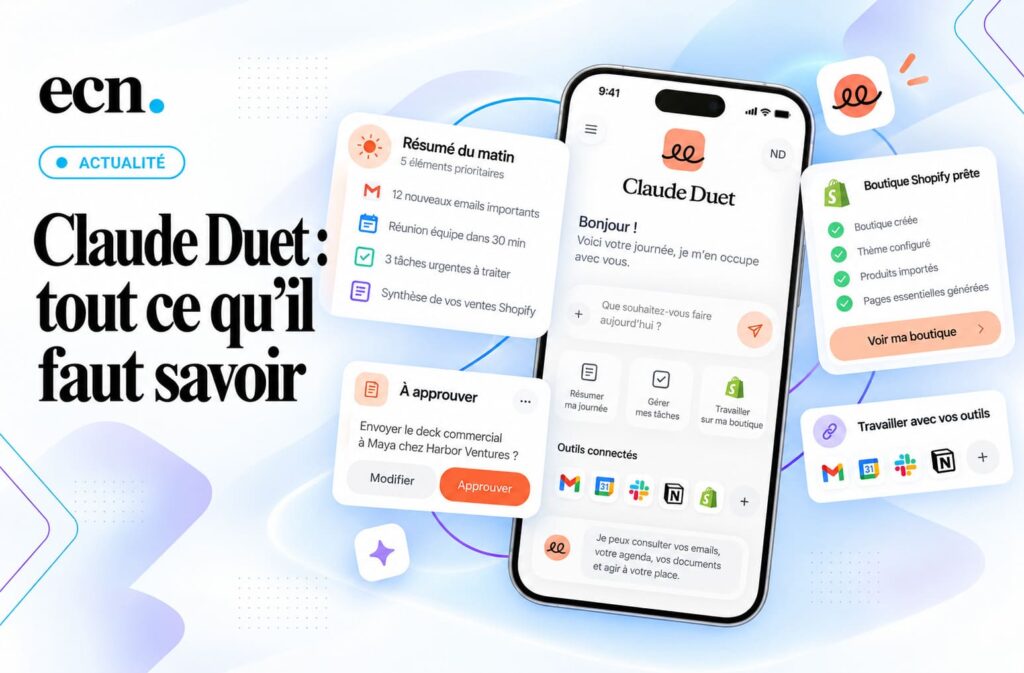 Claude Duet : tout savoir sur l’agent IA qui peut gérer votre boutique Shopify