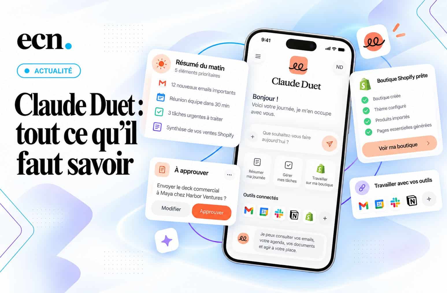 Claude Duet : tout savoir sur l’agent IA qui peut gérer votre boutique Shopify