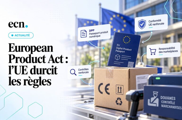 European Product Act nouvelle taxe et règles renforcées pour les marketplaces