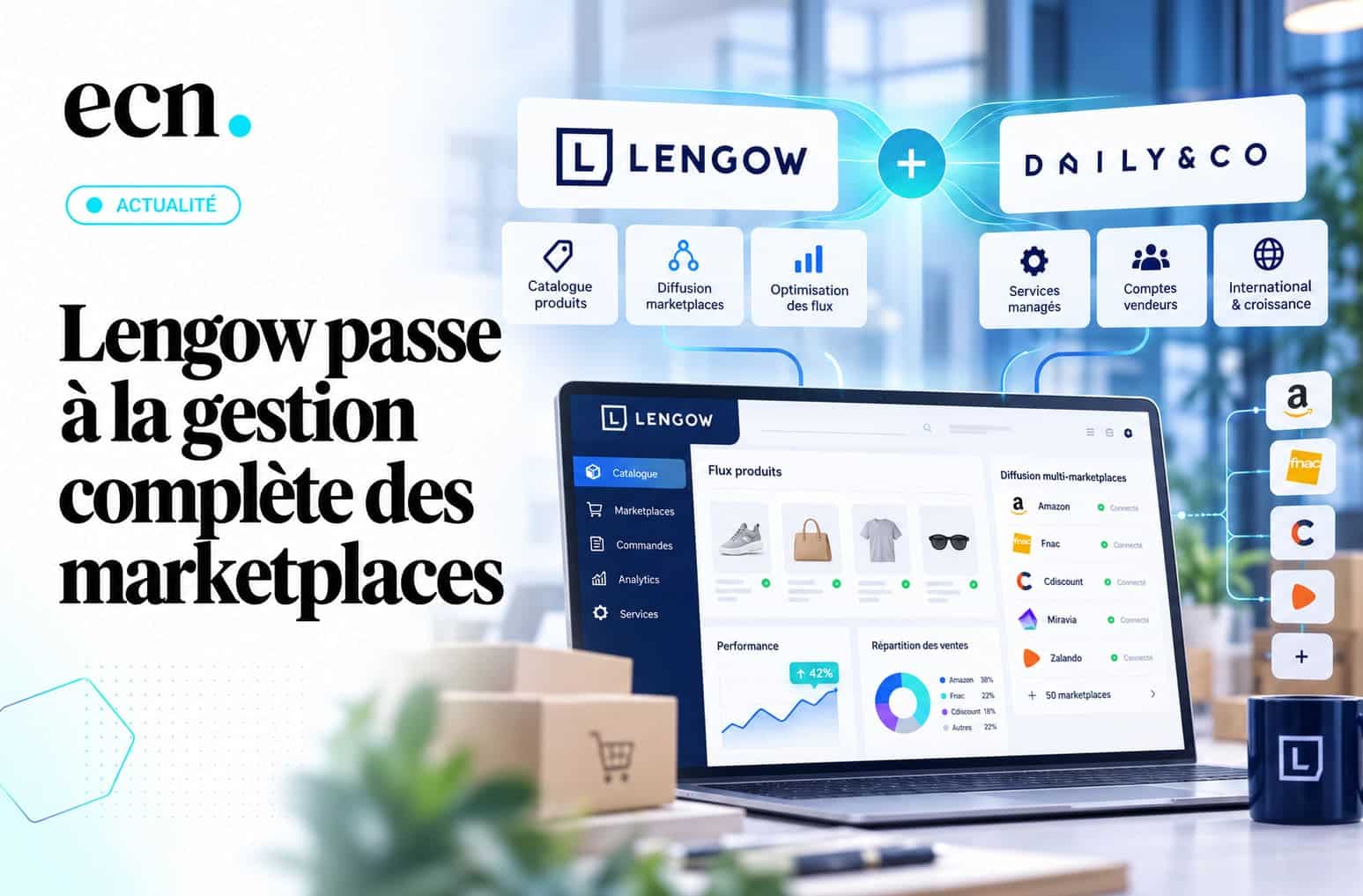 Lengow rachète DAILY&CO et renforce ses services managés marketplace
