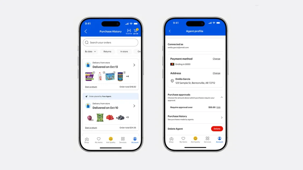 Walmart agent IA exemple