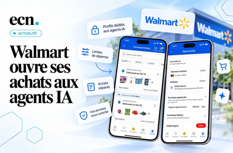 Walmart prépare ses magasins aux agents IA profils dédiés, budgets et achats automatisés