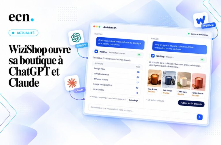 WiziShop lance son serveur MCP piloter sa boutique depuis ChatGPT ou Claude